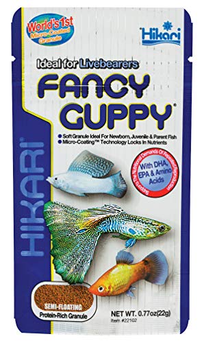 „Hikari Tropical Fancy Guppy“ žuvies maistas, 0,77 uncijos (22 g)