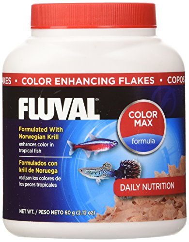 60gm Fluval Color Enhancing Flakes žuvų maistas, 2,12 uncijos