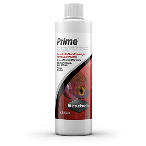 Seachem Prime gėlo ir druskingo vandens kondicionierius - cheminis valiklis ir detoksikatorius 500 ml